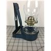 Image 1 : COAL OIL LAMP (W/TIN WALL MOUNT)