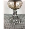Image 3 : COAL OIL LAMP  (DECORATIVE GLASS)