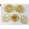 Image 1 : LOT OF SMALL GLASS SAUCERS (DECORATIVE SAUCERS) *NICE COLOR*