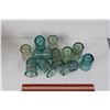 Image 1 : LOT OF 11 GLASS INSULATORS