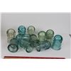 Image 2 : LOT OF 11 GLASS INSULATORS