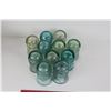 Image 3 : LOT OF 11 GLASS INSULATORS