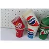 Image 2 : LOT OF 19  WAX PAPER CUPS (7-UP, PEPSI, TAB) *VINTAGE*