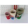 Image 4 : LOT OF 19  WAX PAPER CUPS (7-UP, PEPSI, TAB) *VINTAGE*