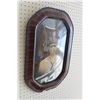 Image 2 : ANTIQUE CONVEX BUBBLE GLASS PICTURE FRAME (24 1/2” X 16 1/2”)