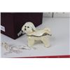 Image 2 : NOBILITY DOG FIGURINE & MATCHING PENDANT W/CHAIN