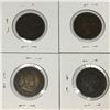 Image 2 : LOT OF 4 CANADIAN LARGE PENNIES (1899 1900 1901 1902)