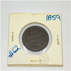 LARGE  PENNY (CANADIAN) *1859*