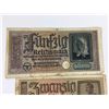 Image 2 : LOT OF 3 NAZI GERMAN BANK NOTES