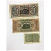 Image 5 : LOT OF 3 NAZI GERMAN BANK NOTES
