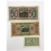 Image 5 : LOT OF 3 NAZI GERMAN BANK NOTES