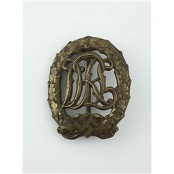 NAZI GERMAN DRL SPORTS BADGE (BRONZE – WERNSTEIN JENA) *WWII*