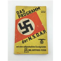 GERMAN  N.S.D.A. PROGRAM BOOK (64 PAGES) *1933*
