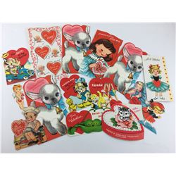 LOT OF VALENTINES DAY CARDS (1960S)