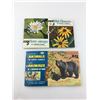 Image 1 : RED ROSE TEA CARD BOOKS, W/CARDS (WILD FLOWERS & NORTH AMERICAN ANIMALS)