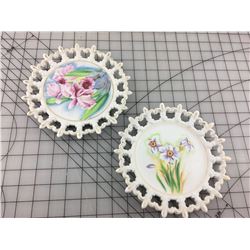 LOT OF 2 PLATES (OCCUPIED JAPAN)