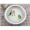 Image 2 : HAND PAINTED CHILDREN’S MUG & BOWL (WOLF CUBS)