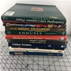 LOT OF 9 LANDSCAPING AND GARDENING BOOKS