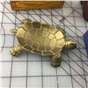 Image 3 : MISC LOT (BRASS TURTLE DISH, MISSIONARY DONATION BOX, PIGGY BANK) *CAKE FROSTER *