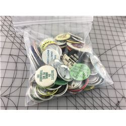 LOT OF PINBACK BUTTONS