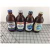 Image 1 : LOT OF 4 STUBBY BEER BOTTLES (UNOPENED OV, MOLSON, LABATT) *VINTAGE*
