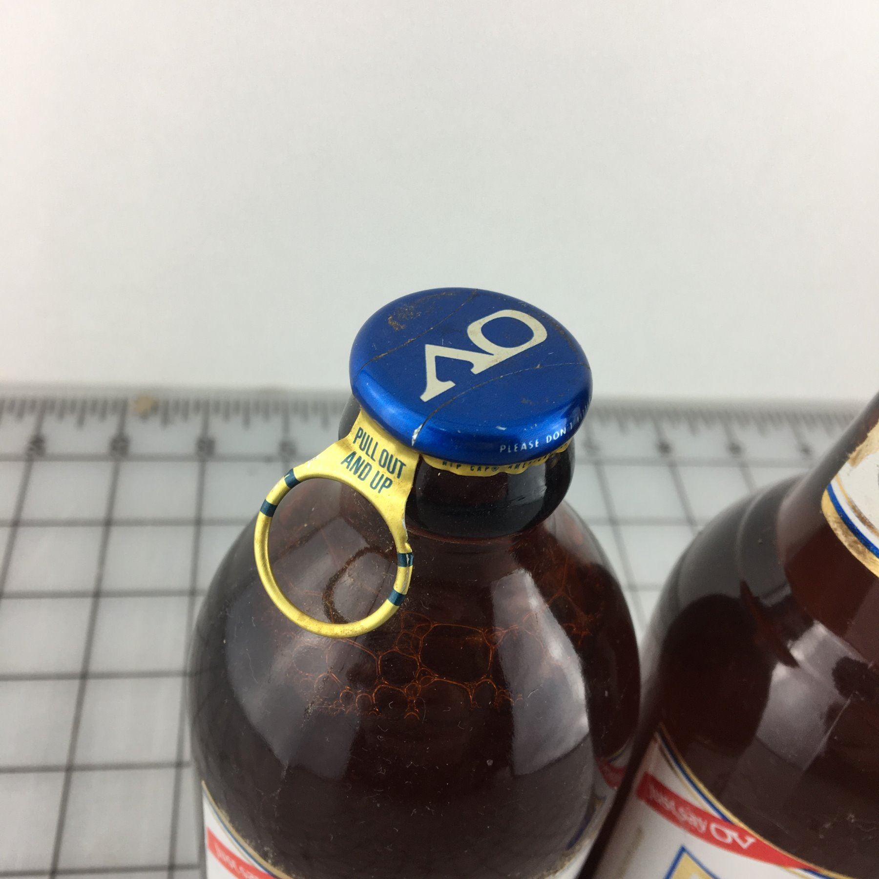 LOT OF 2 UNOPENED BEER BOTTLES (OV) *VINTAGE*