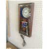 Image 1 : HEILMAN’S ADVERTISING BEER CLOCK (21” X 10”)