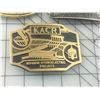Image 4 : LOT OF 3 BELT BUCKLES (LABATTS, SASK FIREFIGHTERS, NIPAWIN HYDRO)