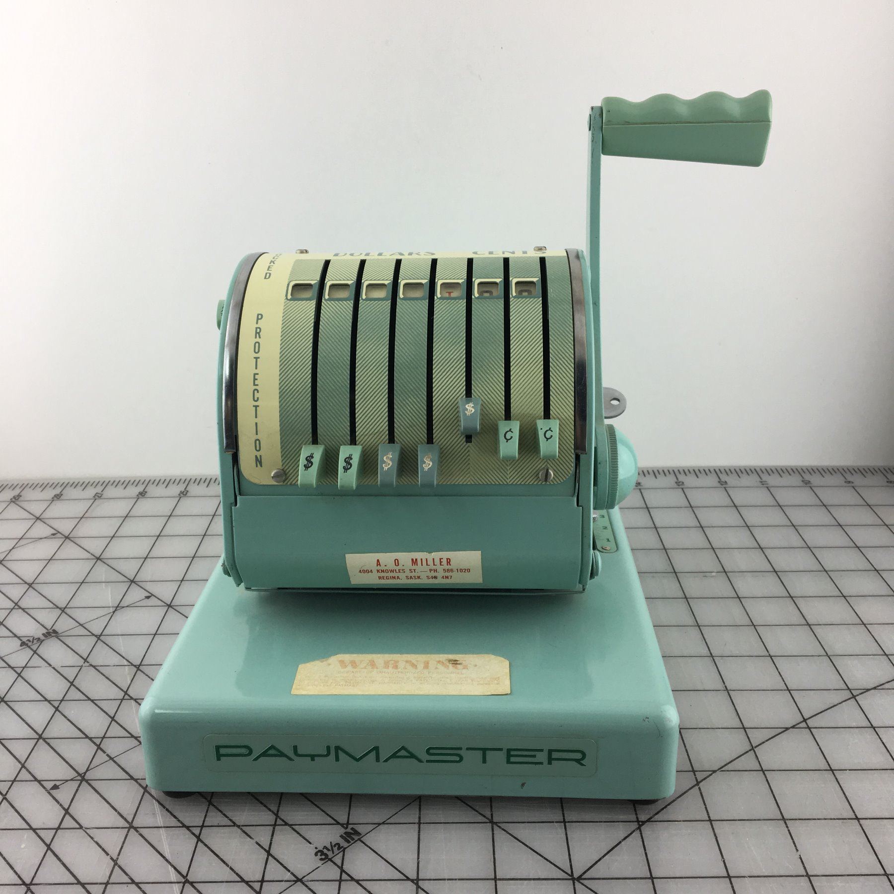 PAYMASTER CHECK WRITING MACHINE