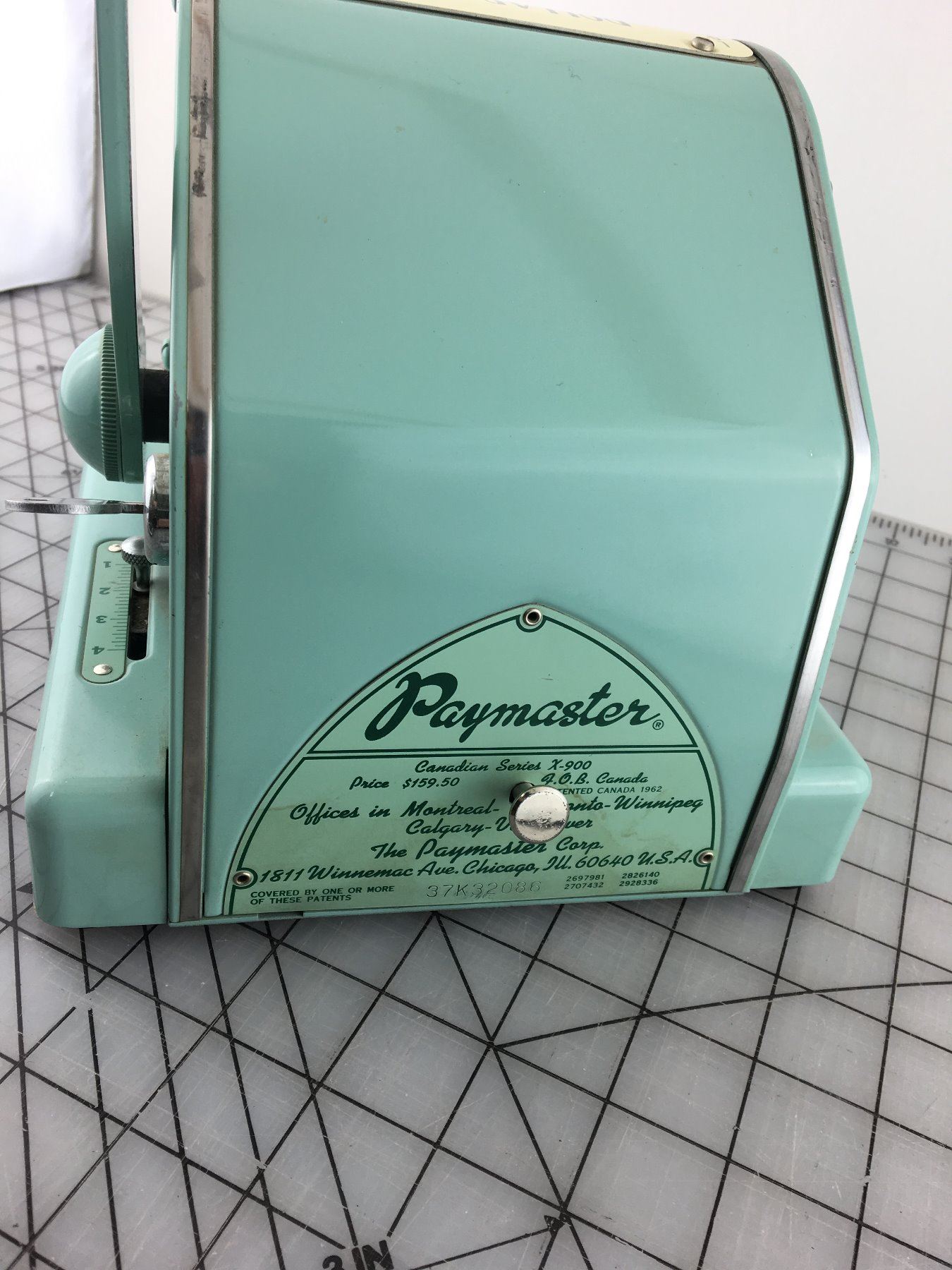PAYMASTER CHECK WRITING MACHINE