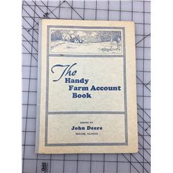 JOHN DEERE HANDY FARM ACCOUNT BOOK (UNUSED) *1932 - 33*