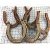 Image 1 : LOT OF 8 HORSESHOES (ANTIQUE)
