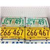 Image 2 : LOT OF MATCHING LICENSE PLATES (SASKATCHEWAN) *67-75-76-90*