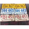 Image 4 : LOT OF MATCHING LICENSE PLATES (SASKATCHEWAN) *67-75-76-90*