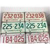 Image 2 : LOT OF MATCHING LICENSE PLATES (SASKATCHEWAN )  *58-71-74-76*