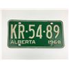 Image 1 : LICENSE PLATE (ALBERTA) *1968*