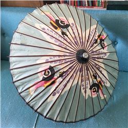 BAMBOO PAPER PARASOL UMBRELLA (VINTAGE)
