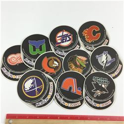 LOT OF 10 MOLSON NHL BEER COASTERS (VINTAGE)
