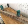 Image 3 : PIECE OF TELEPHONE POLE WITH INSULATORS (39”)