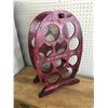 Image 3 : 10 BOTTLE WINE RACK