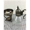 Image 3 : PLATED COFFEE POT & STAND (VINTAGE)