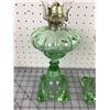 Image 2 : PAIR OF OIL LAMPS (MATCHING PAIR)
