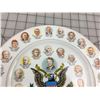 Image 2 : PRESIDENTS PLATE VINTAGE USA (PAST USA PRESIDENTS) *VINTAGE*