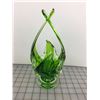 Image 1 : GREEN ART GLASS PIECE (10 1/2”)