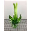 Image 2 : GREEN ART GLASS PIECE (10 1/2”)