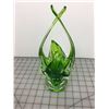 Image 3 : GREEN ART GLASS PIECE (10 1/2”)