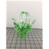 Image 1 : GREEN ART GLASS PIECE (6 1/2”)