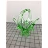 Image 3 : GREEN ART GLASS PIECE (6 1/2”)