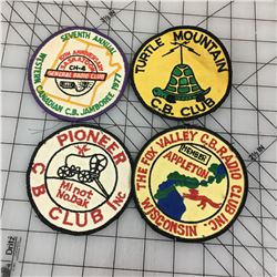 LOT OF CB RADIO CLUB PATCHES (VINTAGE)