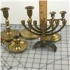 Image 5 : BRASS LOT  (CANDLE HOLDERS) *VINTAGE*